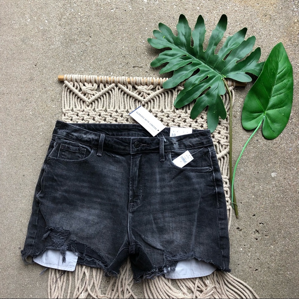 New Old Navy High Rise Jean Shorts Size 10